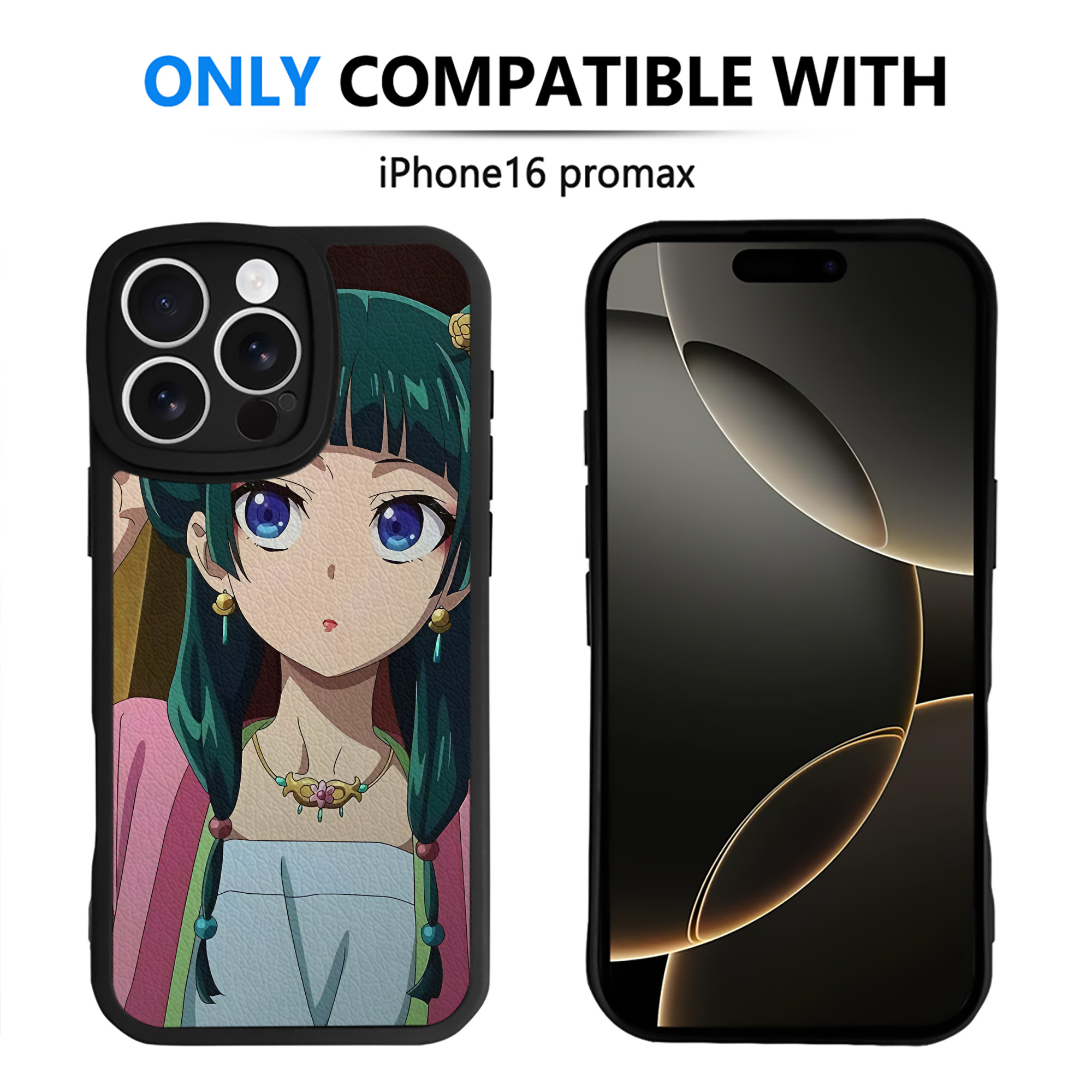 薬屋のひとりごと The Apothecary Diaries 【iPhone 16シリーズ対応】シリコンスマホケース（レザー調） 材質：シリコン